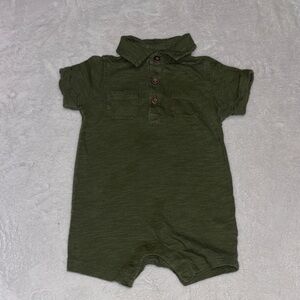 (3 for $10) old navy Green Short Sleeve Baby Romper